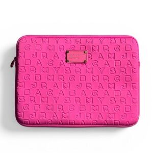 Marc by Marc Jacobs Hot Pink Embossed Neoprene Computer Bag